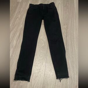 7 For All Mankind Black Skinny Jeans